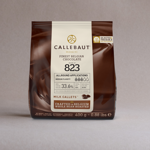 Callebaut 823 Mælkechokolade 400 g