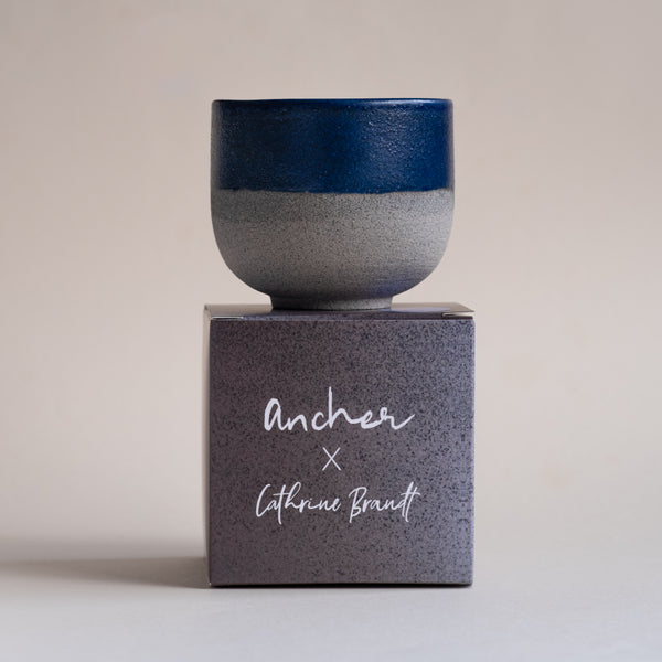 Ancher X Cathrine Brandt Kop 250 ml Blå kant