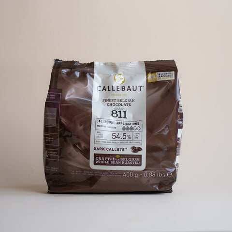 Callebaut 811 Mørk Chokolade 400 g