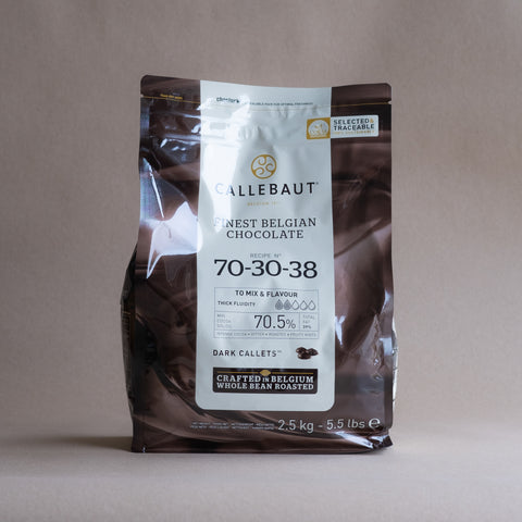 Callebaut 70-30-38 Mørk chokolade 2,5 kg